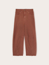 Balloon pants in cotton drill image number 4