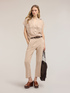 Laminated georgette shirt with pockets image number 2
