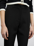 Technical fabric flared trousers image number 2