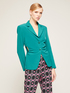 Blazer jacket with cut-out feature on the hips image number 0