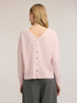 Wool sweater with back buttoning image number 1
