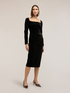 Velvet sheath dress image number 2