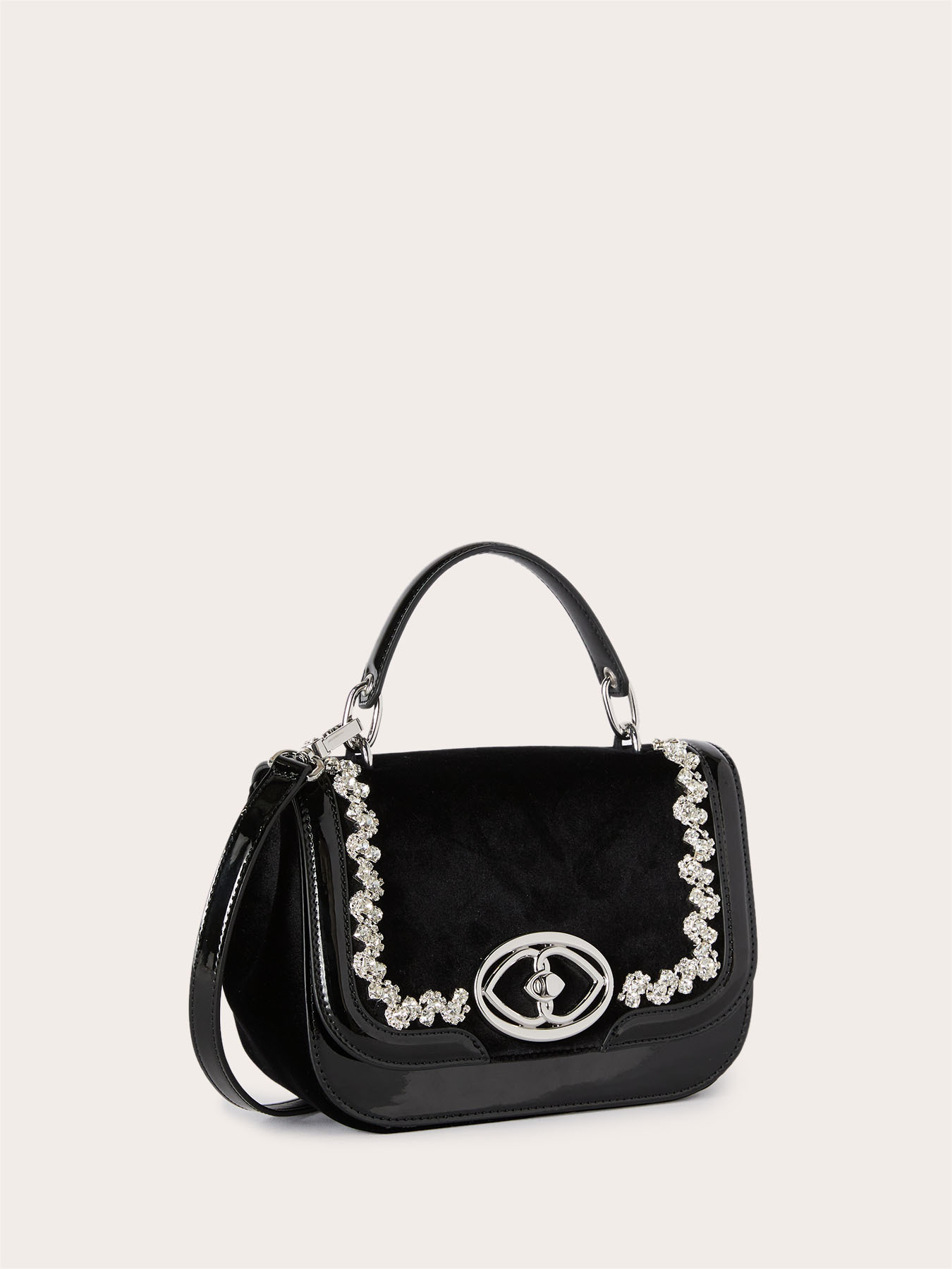 Borsa tracolla con pietre image number 3