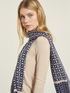 Geometric patterned scarf image number 2