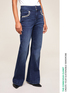 Weite Jeans mit Kristallstein-Stickerei image number 0