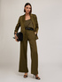Satin palazzo trousers image number 0