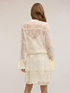 Robe chemisier en tulle brod&eacute; image number 1