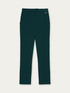 Colour block regular trousers image number 3