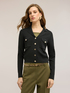 Short knit cardigan image number 1