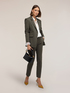 Pantalones slim fit en punto Milano image number 0