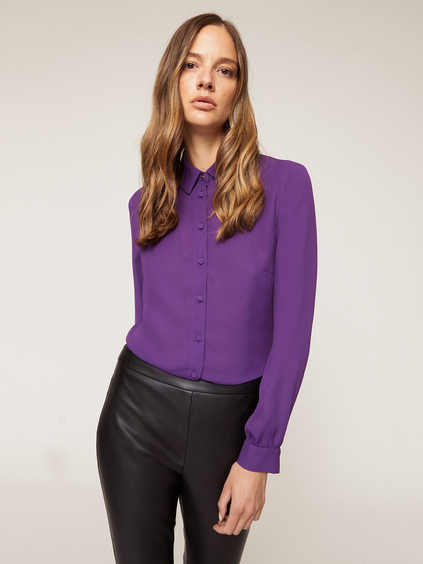 Camicia tinta unita image number 0