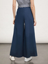 Poplin palazzo trousers image number 1