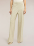 Palazzo-Hose aus gestreiftem Milano-Strick mit Schlitz image number 2
