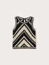 Top in maglia crochet image number 4