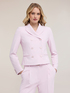 Zweireihige Jacke aus Cady Cr&ecirc;pe image number 0