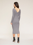 Vestito lungo in maglia a coste image number 1