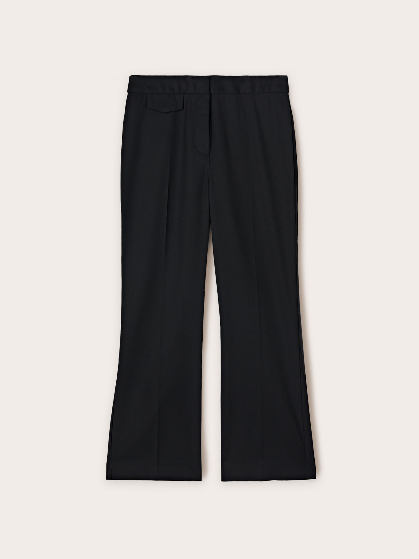 Kick-Flare-Hose aus Polyviskose image number 4