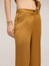 Wide-leg trousers in linen blend image number 3