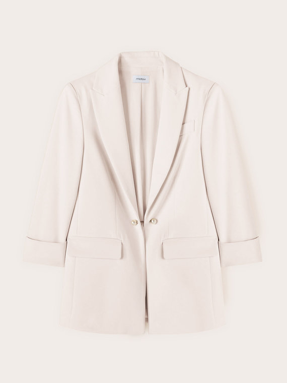 Giacca blazer con gemelli gioiello