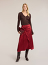 Lurex V-neck viscose sweater image number 2