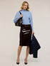 Oversized flat rib knit sweater image number 2