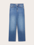 Wide fit jeans with ironed crease image number 4