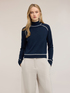 Wool and silk blend knit turtleneck image number 0