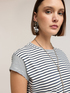 Striped cotton jersey T-shirt image number 3