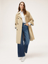 Double-breasted trench coat with loose sleeves image number 4