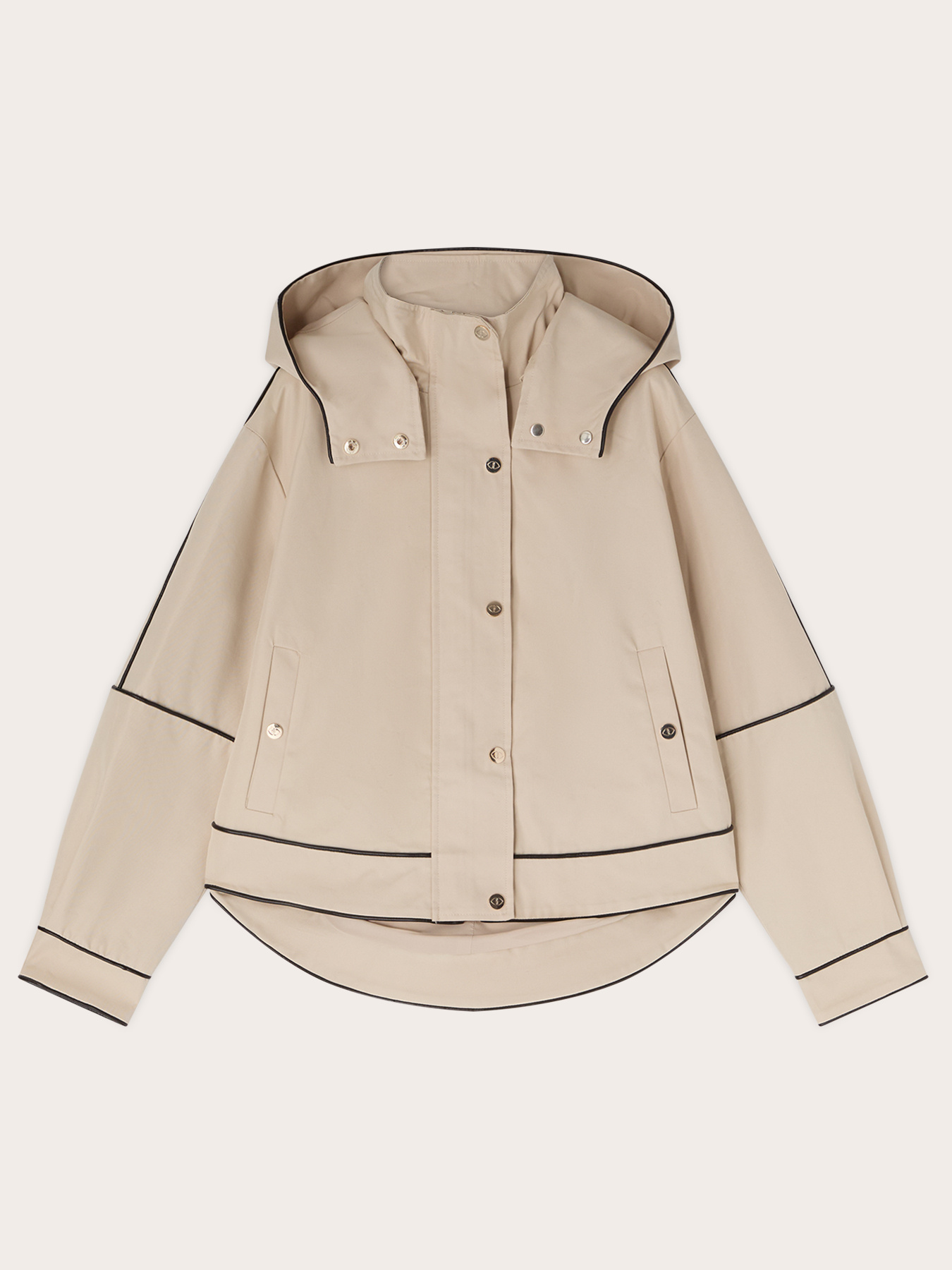 Parka court en coton technique image number 5