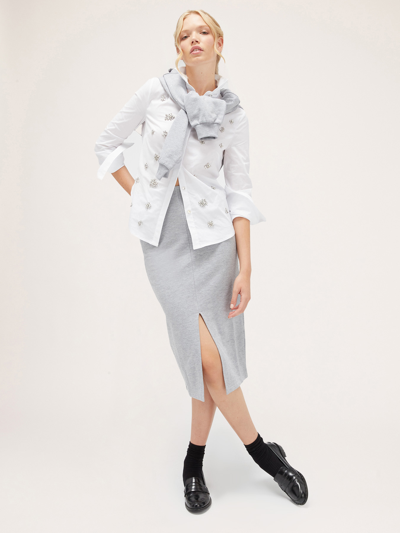 Falda de tubo de felpa image number 4