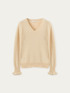 Angora blend V-neck sweater image number 3