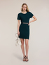 Knit dress with lace detailing image number 0