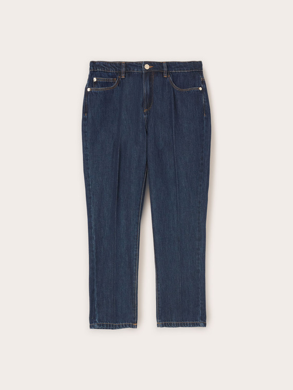 Jean carrot Rianne en TENCEL&trade; m&eacute;lang&eacute;