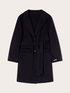 Belted coat in wool blend image number 5