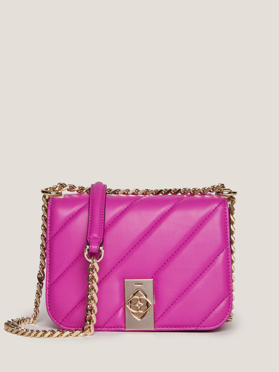 Mini City Bag in similpelle effetto quilted