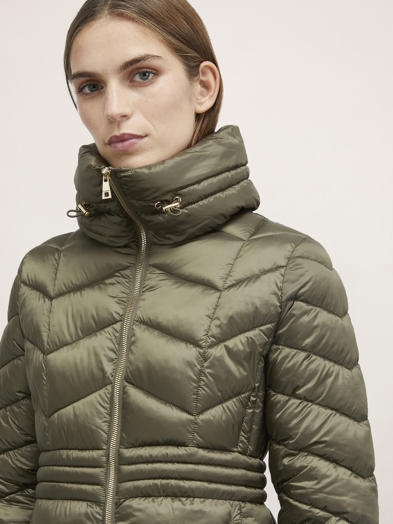 Geacă cu guler &icirc;nalt căptușită image number 2