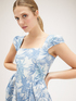 Mini dress fantasia foliage image number 3
