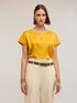 T-shirt bimaterica misto cotone image number 0