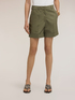 High-waisted cotton shorts image number 2