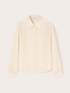 Cr&ecirc;pe de chine shirt with classic collar image number 4