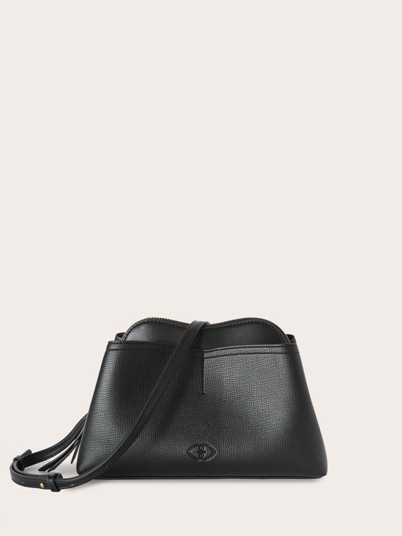 Coated fabric shoulder bag