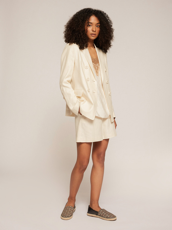 Motivi Shorts in viscosa lino Donna