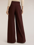 Pantalon palazzo en polyester viscose image number 1