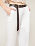Pantaloni in cotone con cintura image number 3