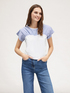 T-shirt with ruffles and bodice image number 2