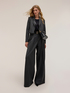 Pantaloni palazzo gessati The Tailoring Lab image number 0