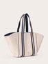Shopping bag in canvas con manici image number 2