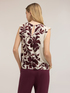 Viscose top with floral print image number 1