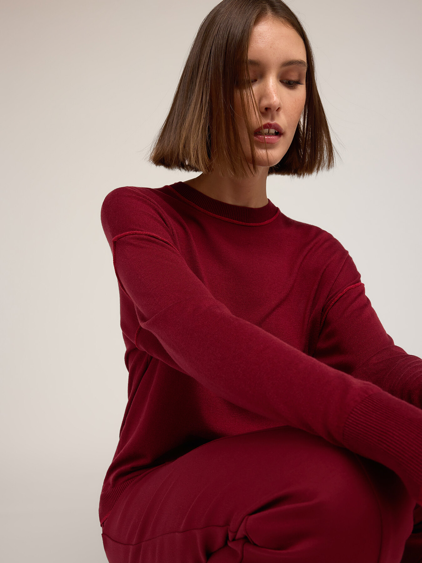 Seiden-Mischgewebe-Pullover image number 3